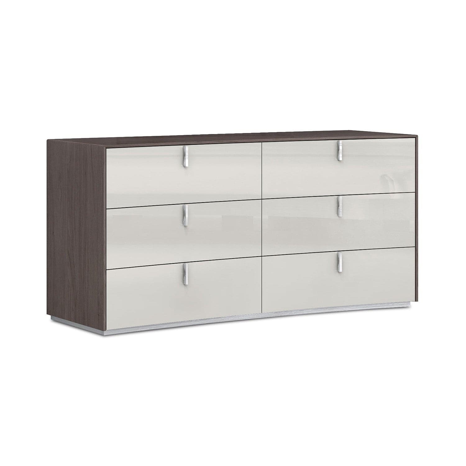 Berlin Dresser-Whiteline Modern Living-WHITELINE-DR1754-CNUT/LGRY-Dressers-3-France and Son