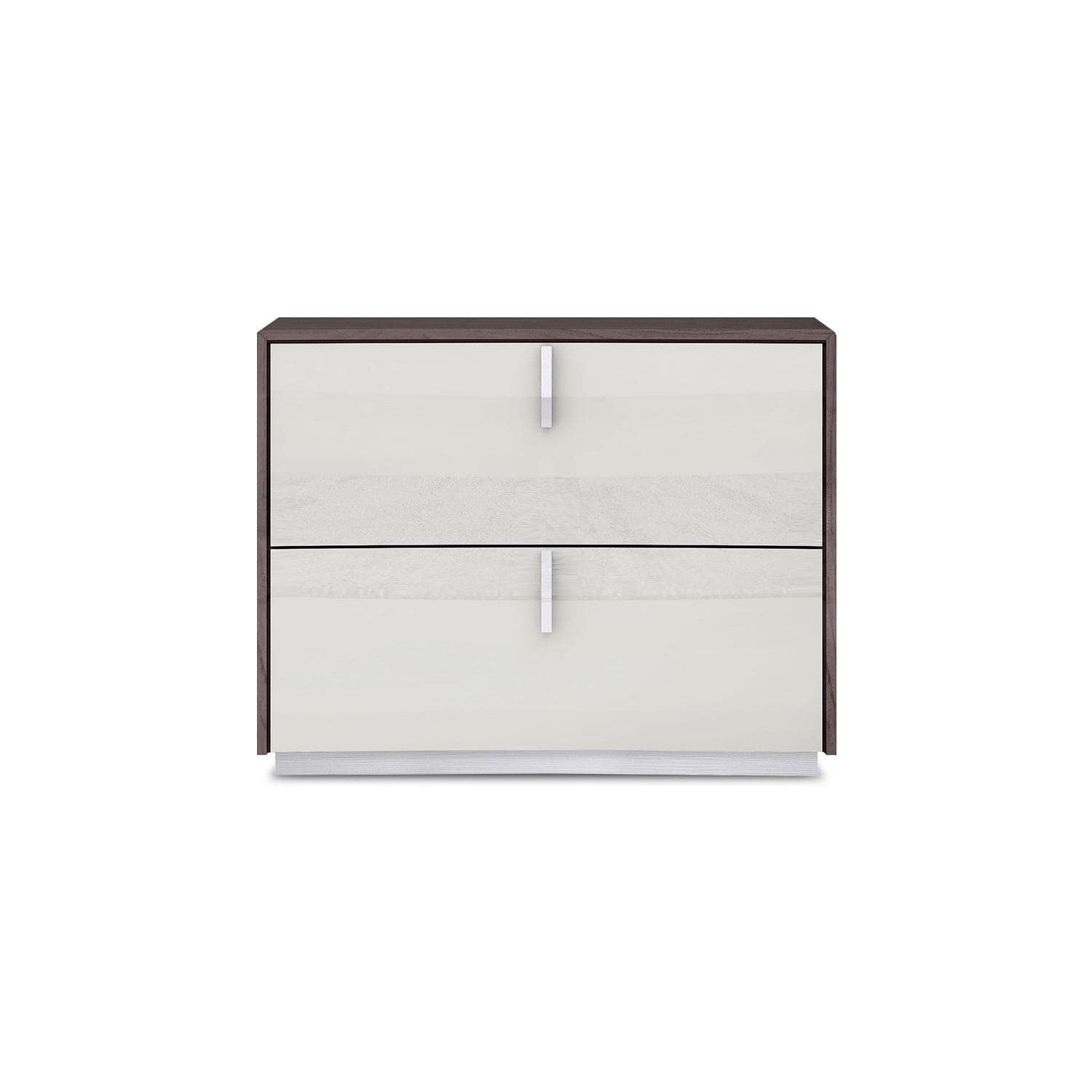 Berlin Nightstand-Whiteline Modern Living-WHITELINE-NS1754-CNUT/LGRY-Nightstands-3-France and Son