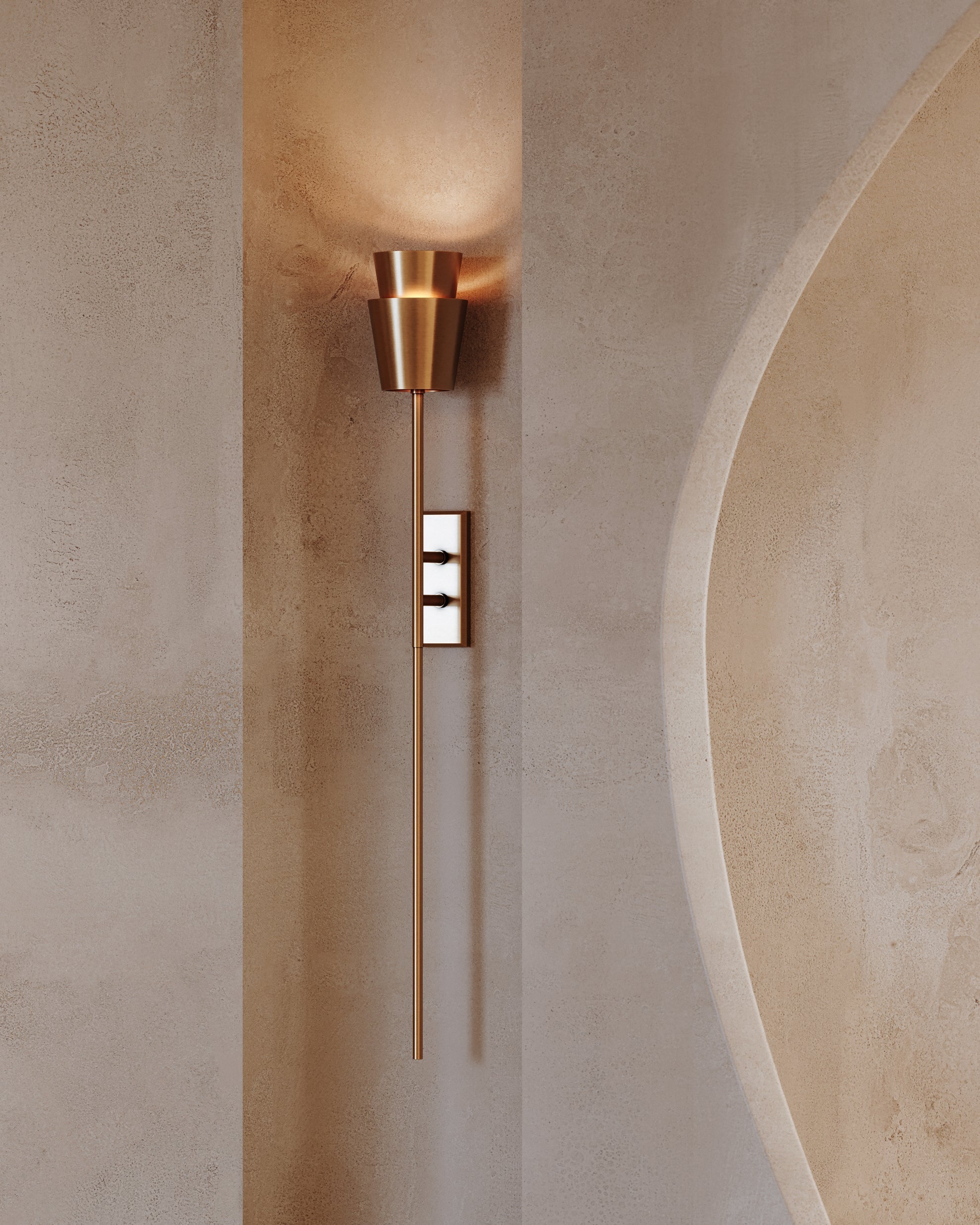 Buenos Aires Wall Sconce - Vintage Brass