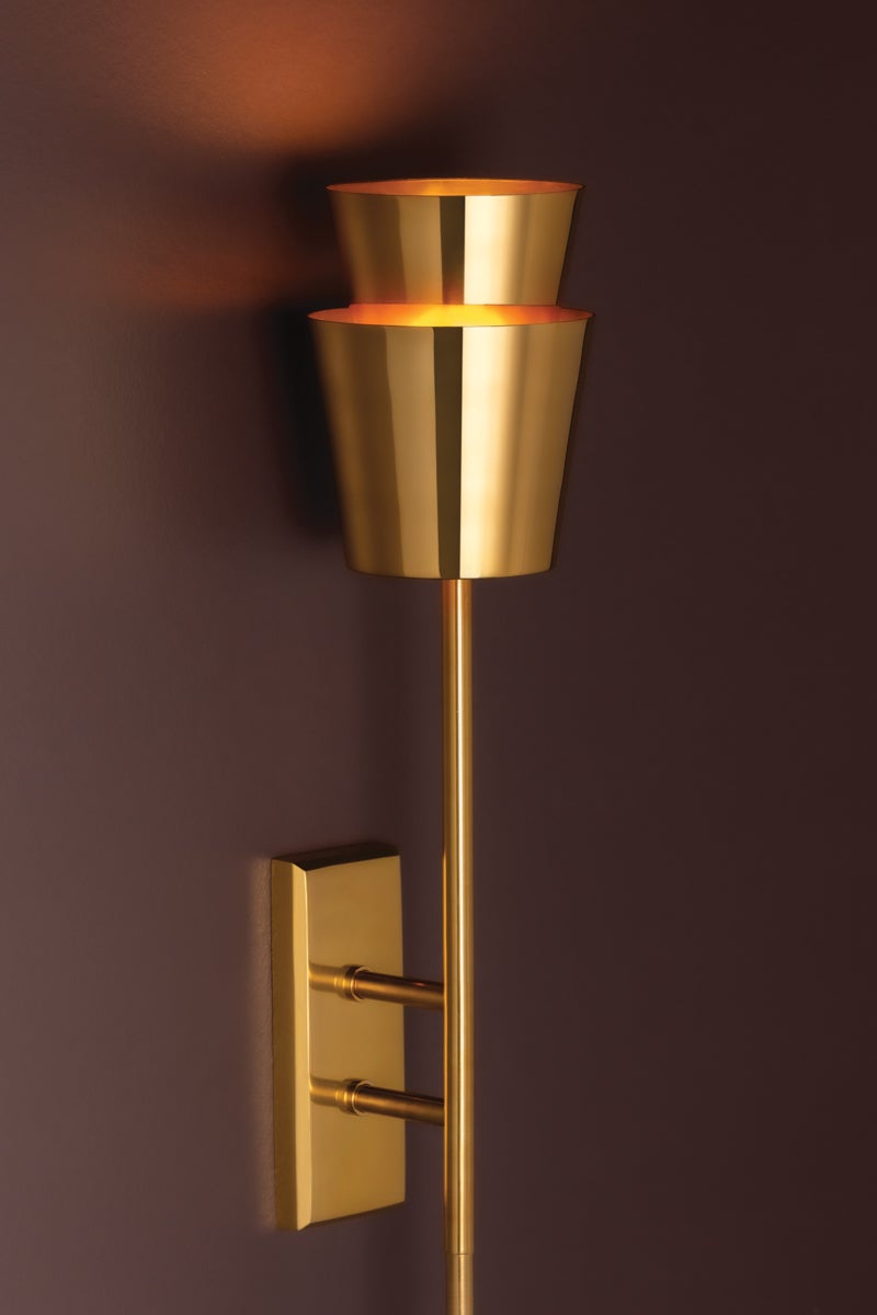 Buenos Aires Wall Sconce - Vintage Brass