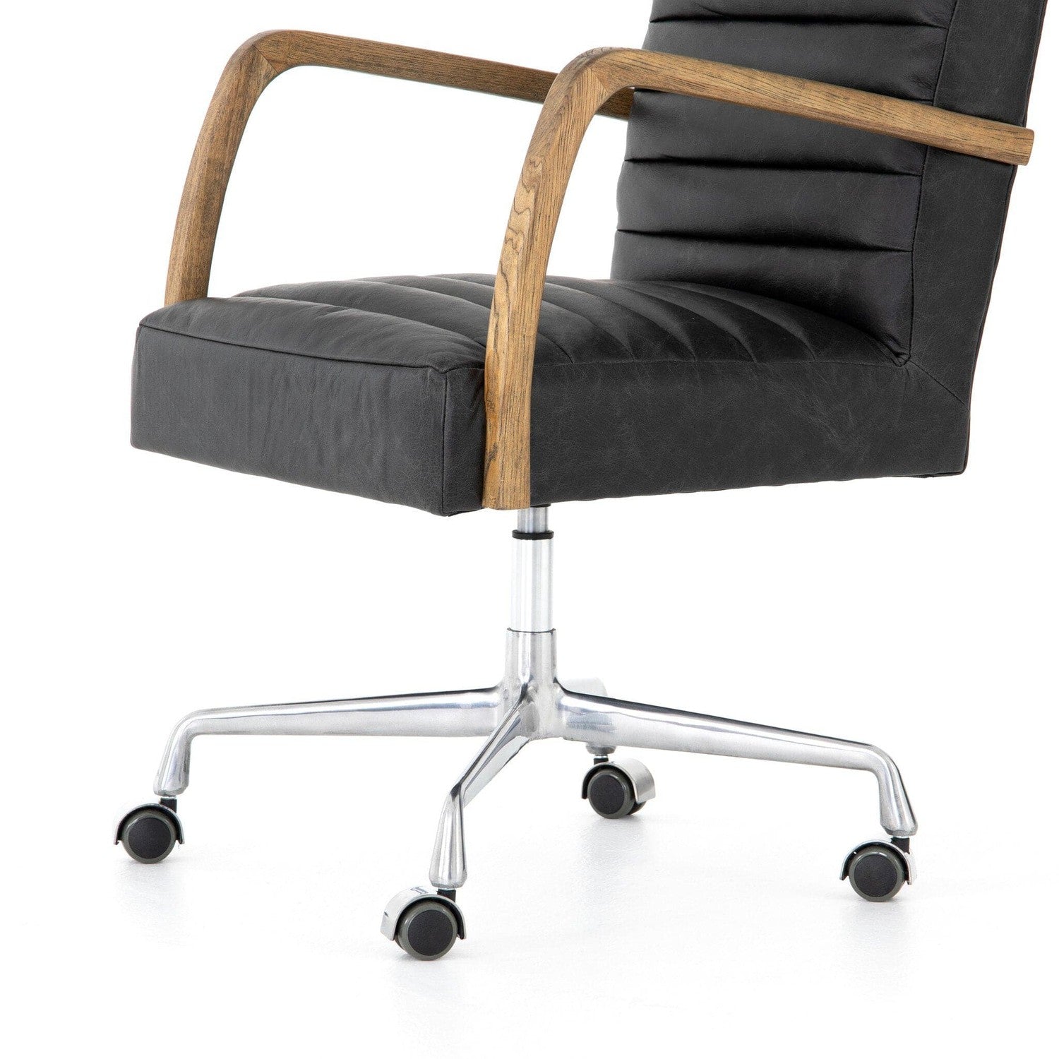 Bryson Channeled Desk Chair - Durango Smoke