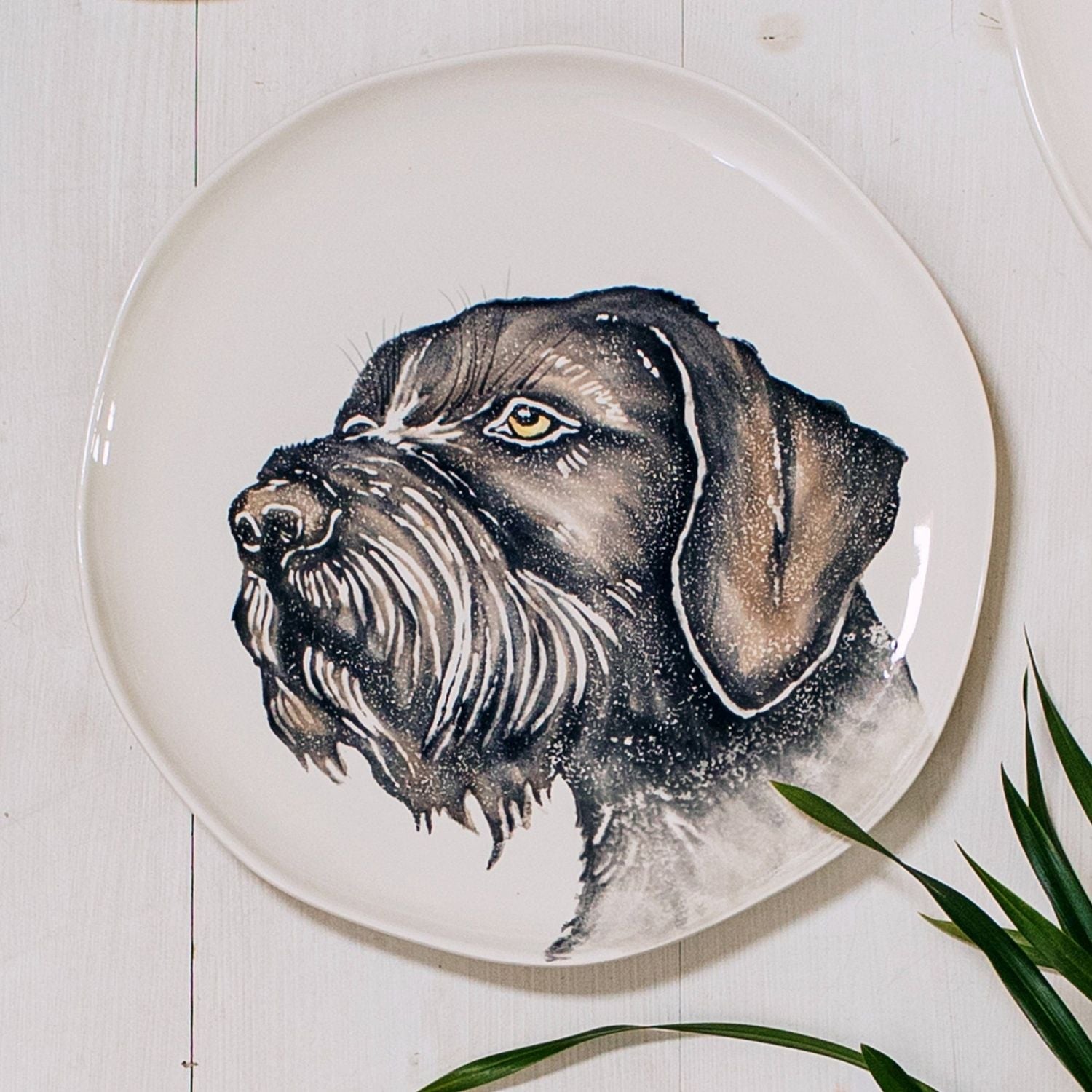 Cacciatore Spinone Italiano Round Platter