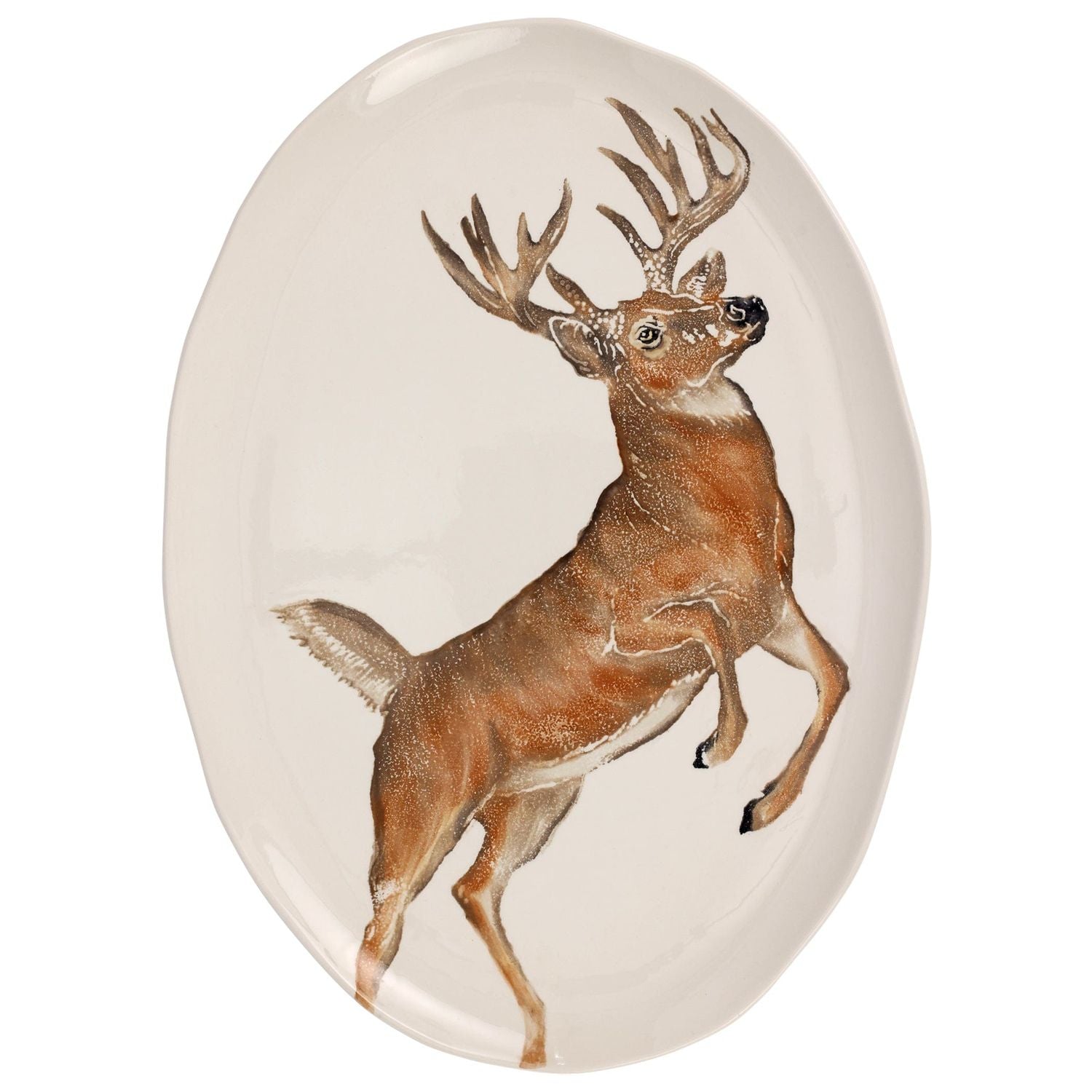 Cacciatore Deer Oval Platter - Default Title