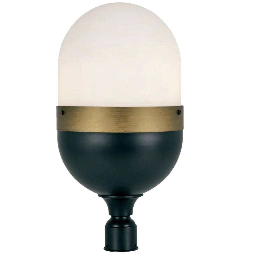 Brian Patrick Flynn Capsule Outdoor 3 Light Post-Crystorama Lighting Company-CRYSTO-CAP-8509-MK-TG-Outdoor Post Lanterns-1-France and Son