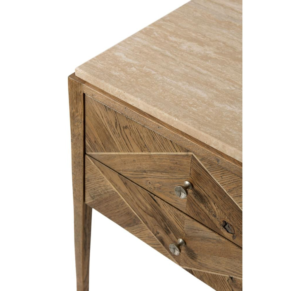 Hawkesford Nightstand-Theodore Alexander-THEO-CB50044.C062-NightstandsEcho Oak-5-France and Son