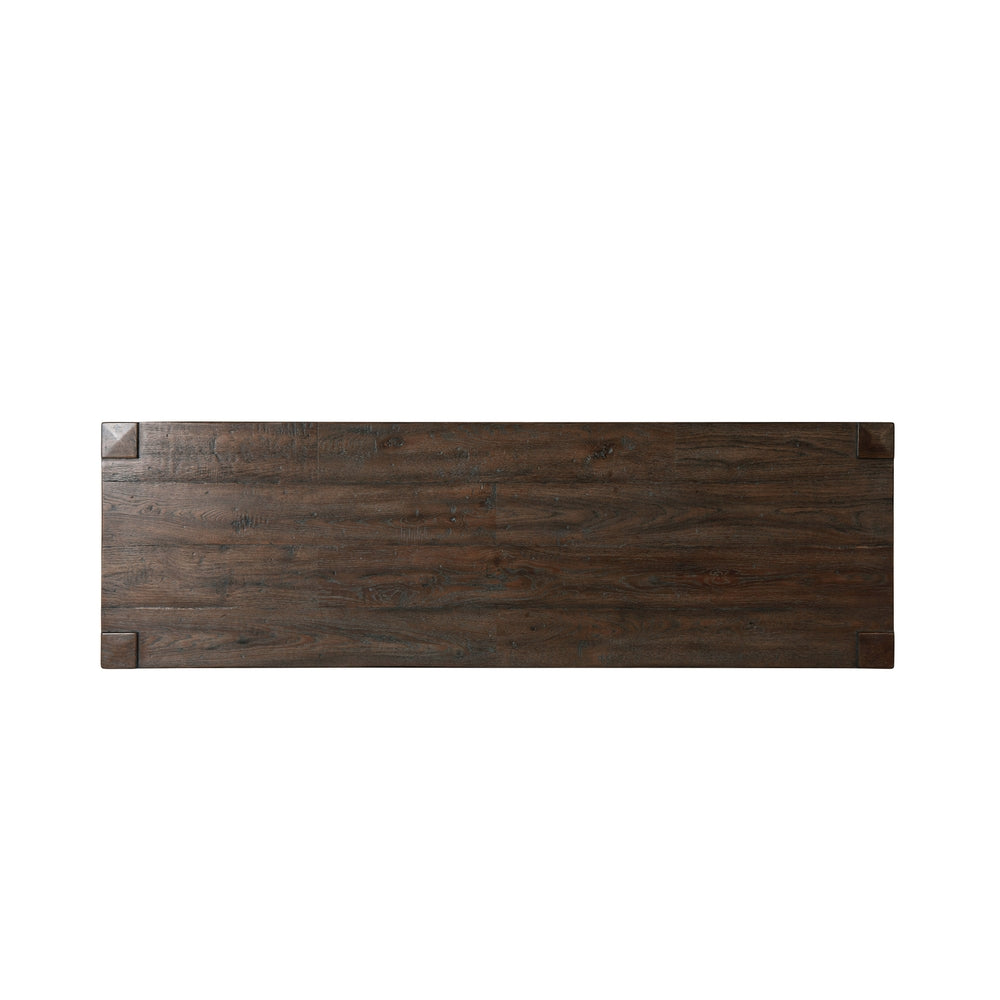 Orlando Bar Console Table-Theodore Alexander-THEO-CB53021.C062-Console TablesEcho Oak-7-France and Son