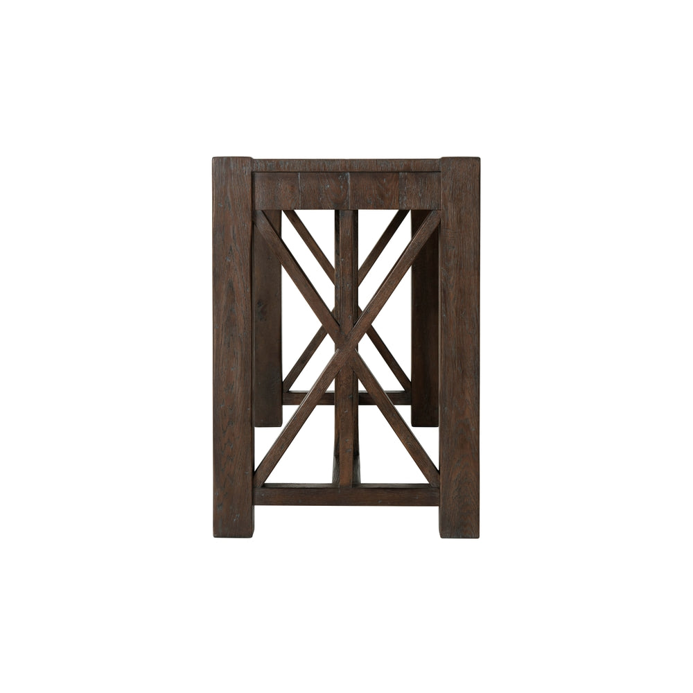 Orlando Bar Console Table-Theodore Alexander-THEO-CB53021.C062-Console TablesEcho Oak-9-France and Son