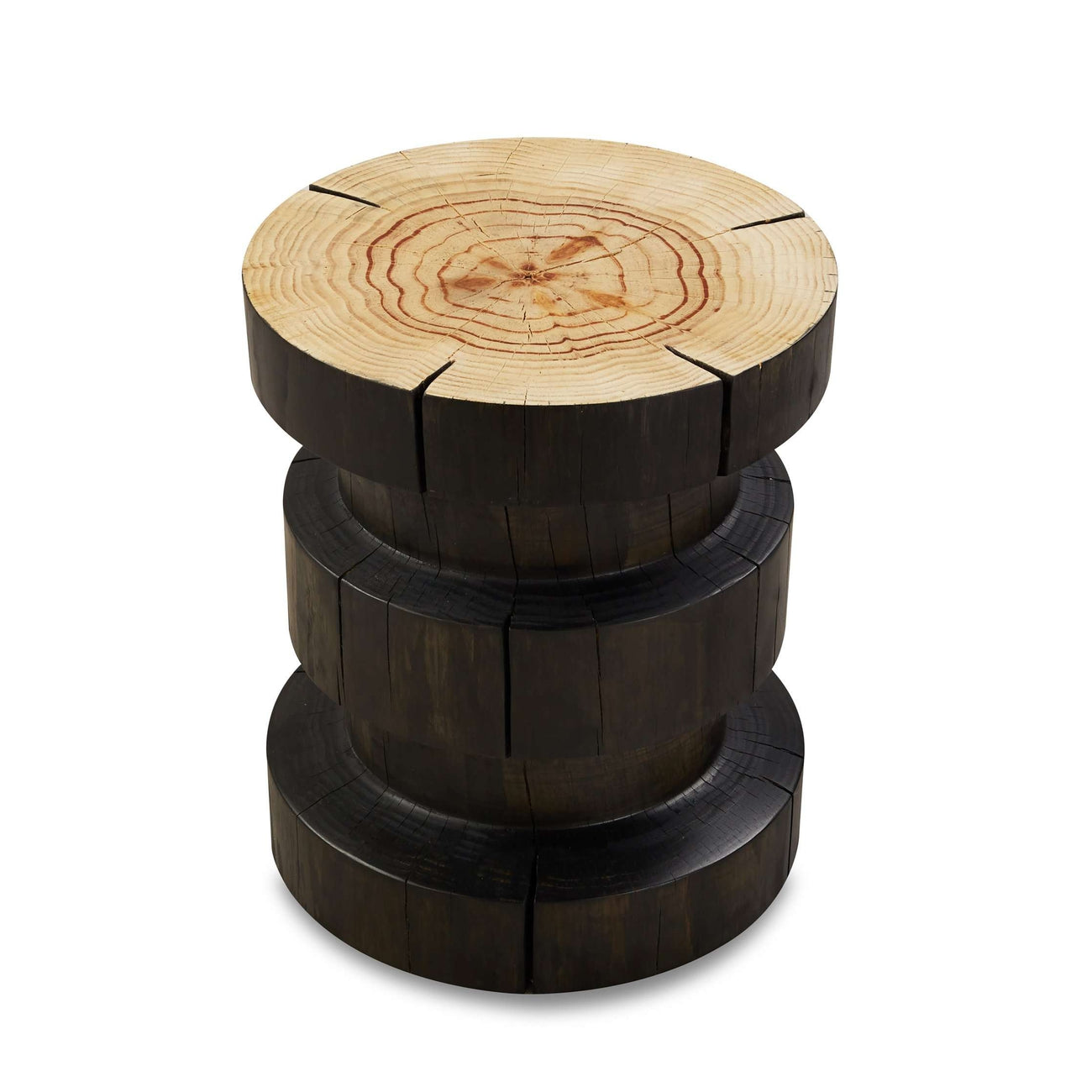 Inez End Table - Natural Pine-Four Hands-FH-100091-003-Side Tables-2-France and Son