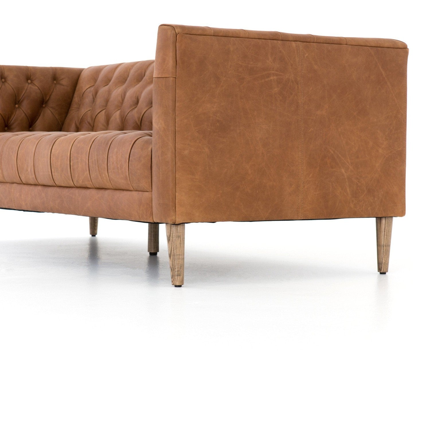 Williams Leather Sofa - Natural Washed Camel