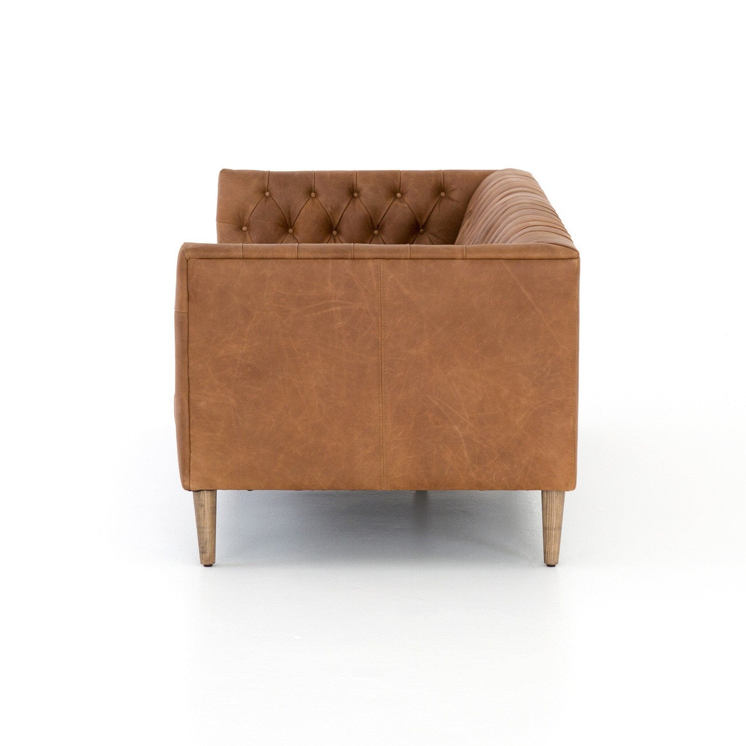 Williams Leather Sofa - Natural Washed Camel