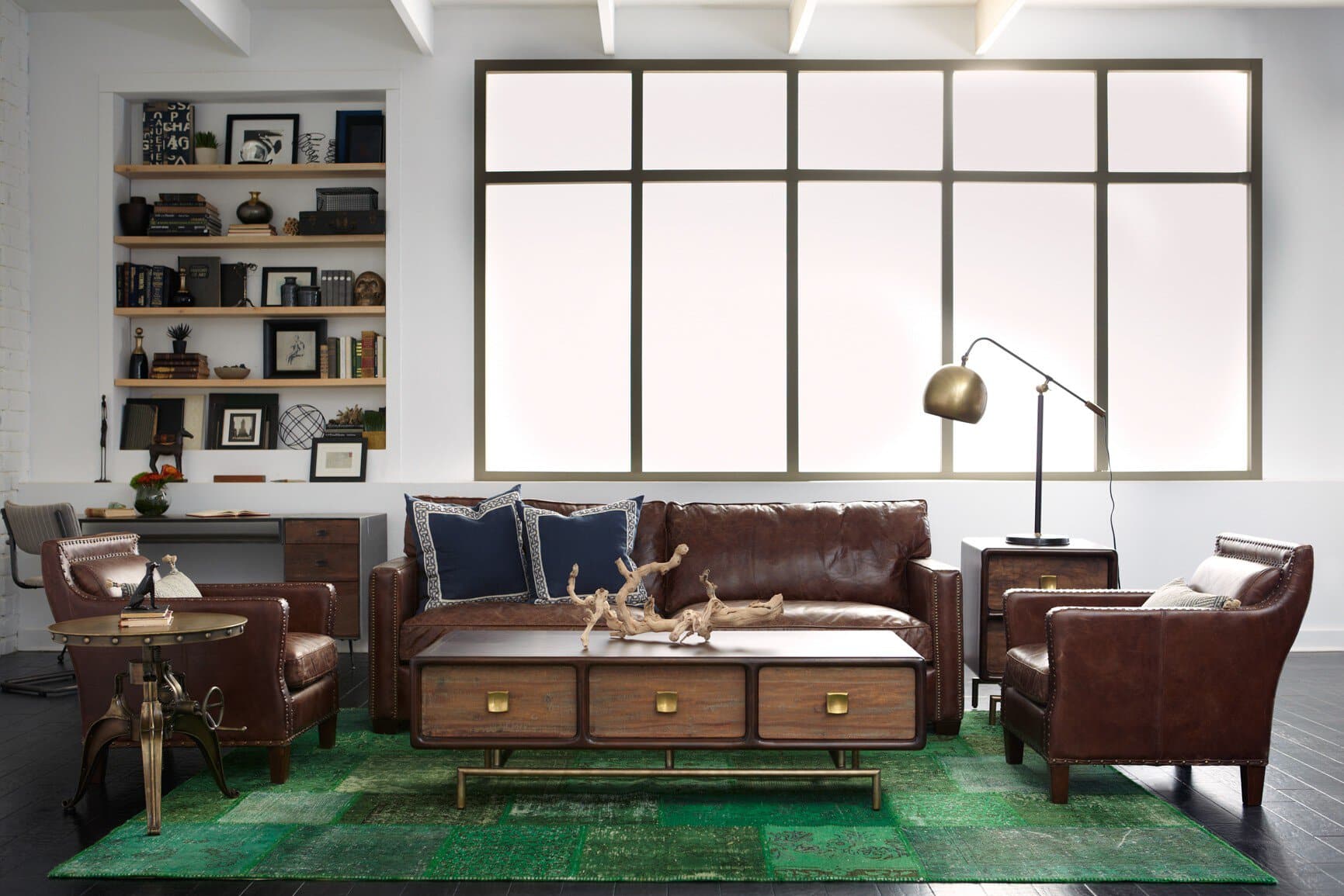 Larkin Sofa - Cigar