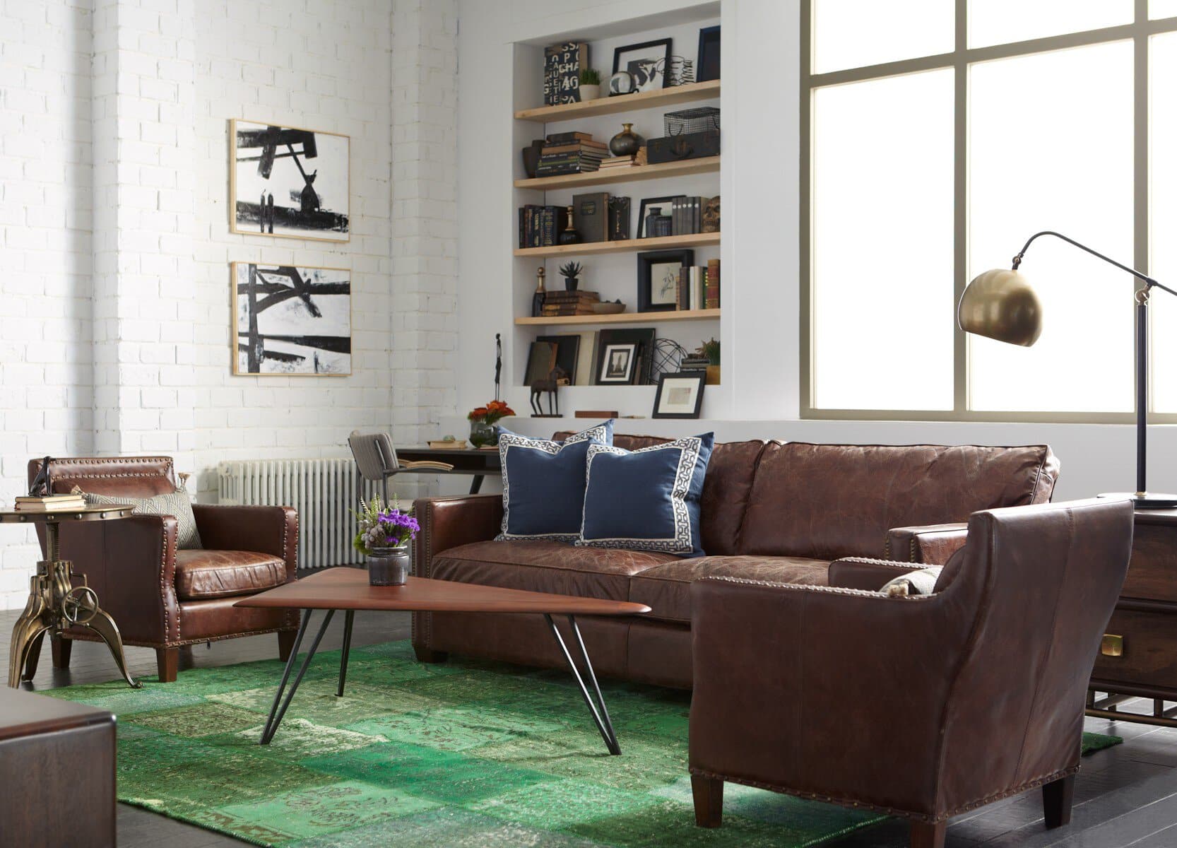 Larkin Sofa - Cigar