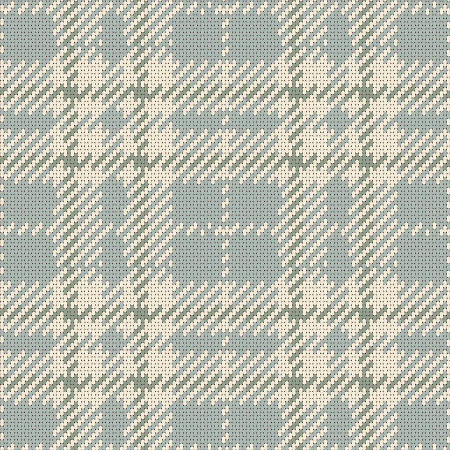 Clark Plaid Wallpaper-Mitchell Black-MITCHB-WCCE1-BL-PM-10-Wall DecorPatterns Lake Shore Blue-Premium Matte Paper-6-France and Son