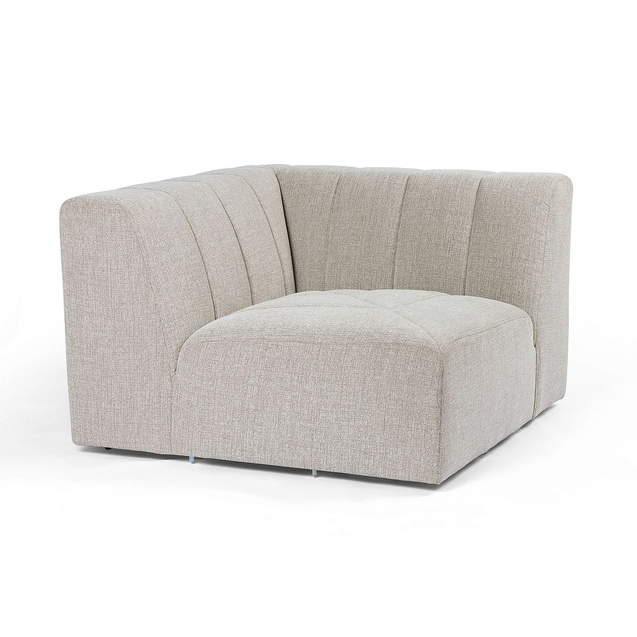 Langham Channeled Sectional Pieces-Four Hands-FH-CGRY-001-320-CNR-SectionalsCorner Piece-4-France and Son