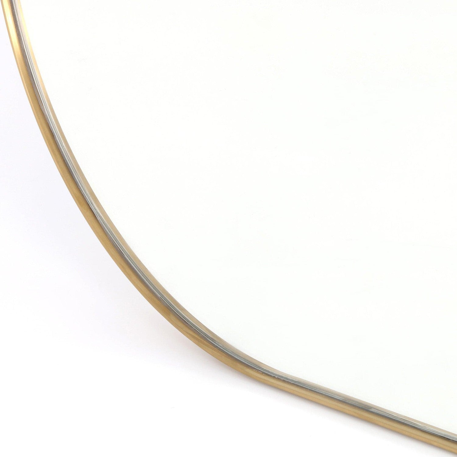 Bellvue Square Mirror - Polished Brass