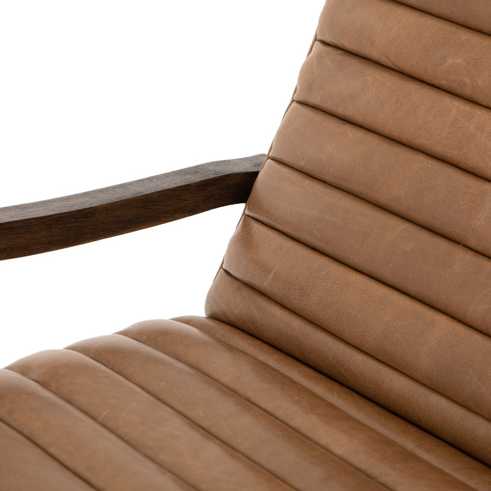Chance Recliner - Dakota Warm Taupe Leather - Open Box-Four Hands-STOCKR-CKEN-17347-208-Lounge Chairs-3-France and Son