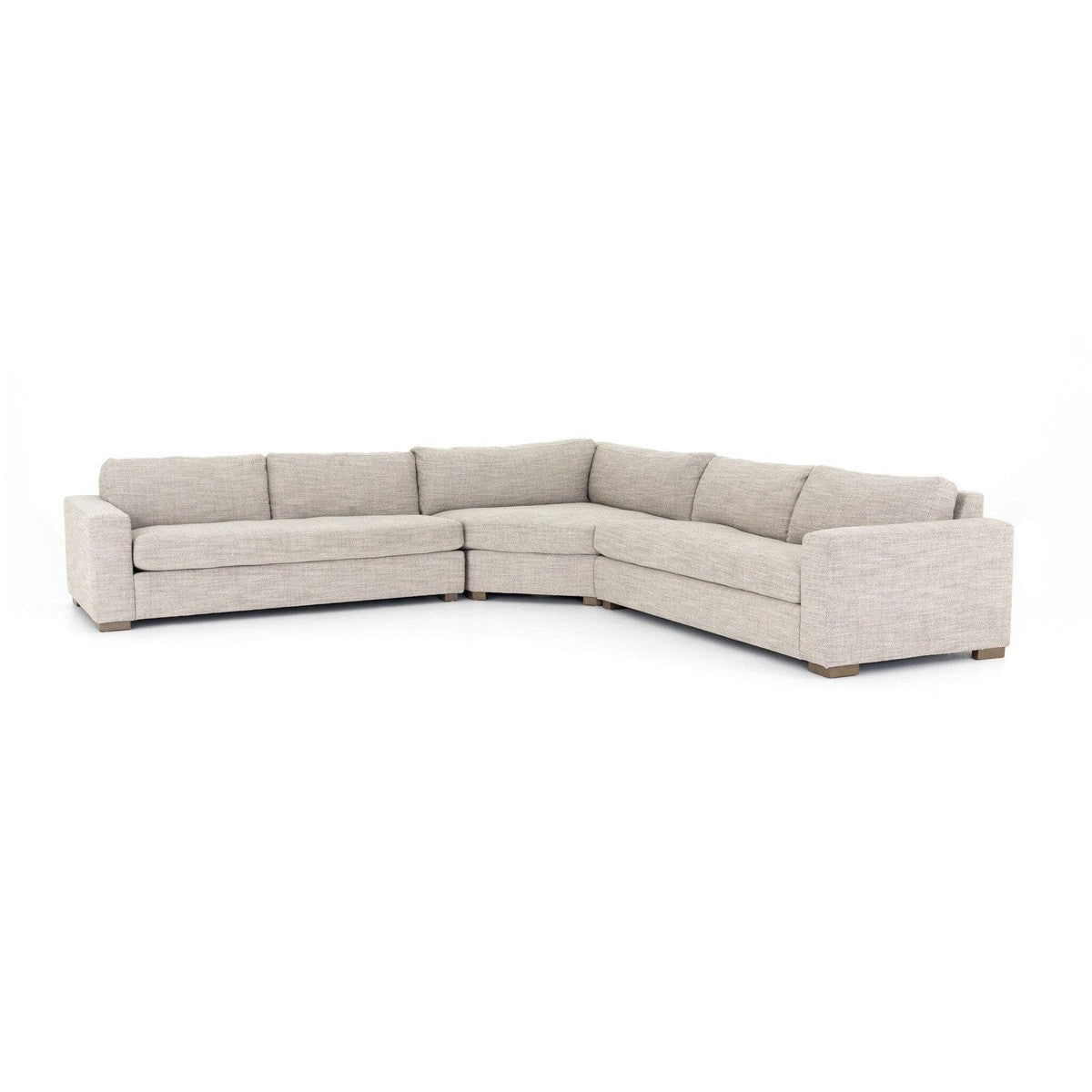 Boone 3-Piece Corner Sectional - 138" - Thames Coal