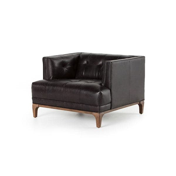 Dylan Chair-Four Hands-FH-CKEN-52C-396-Lounge ChairsRider Black (osb)-Aspen Grey-21-France and Son