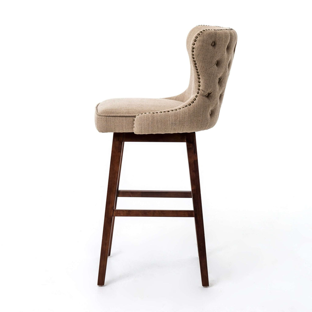 Julie Swivel Bar Stool - Hyde Clay