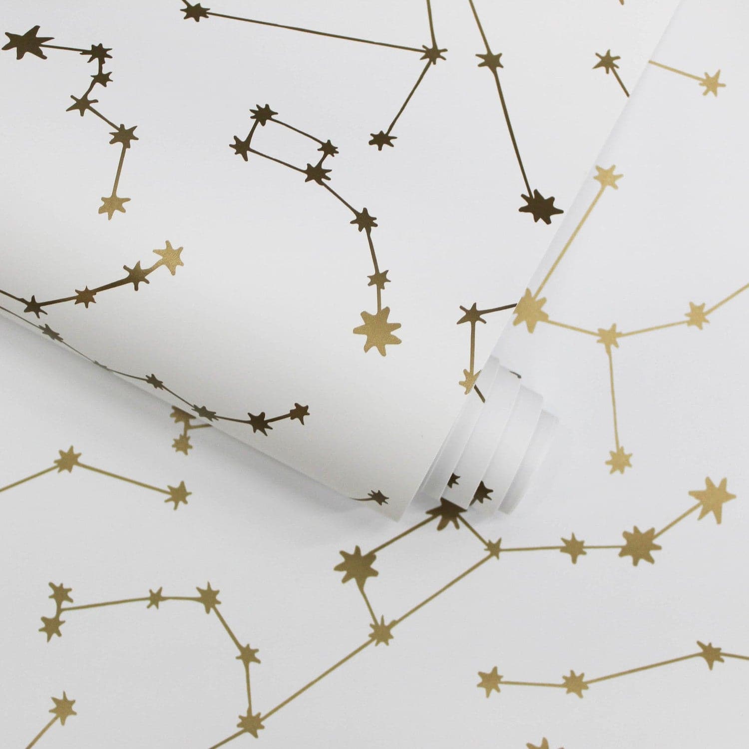 Constellations Peel And Stick Wallpaper By Novogratz-Tempaper & Co.-Tempaper-CO472-DecorNavy Skies-20-France and Son