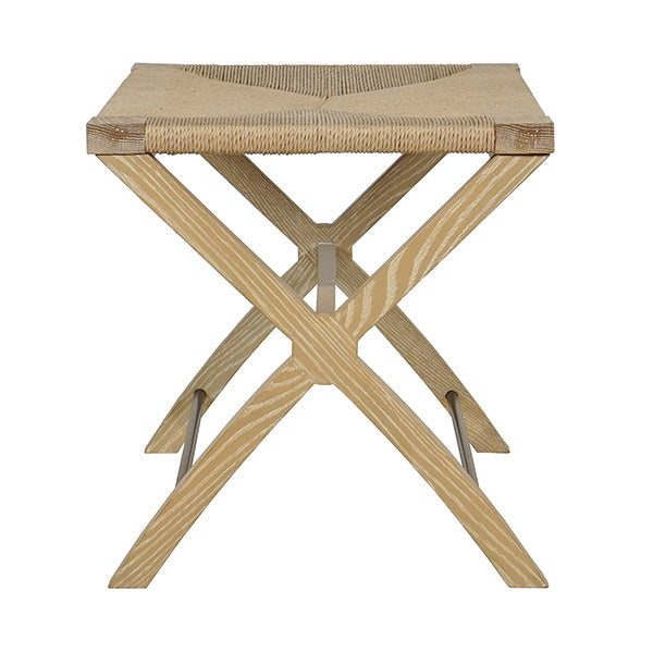 Conan Rush Seat X Side Stool-Worlds Away-WORLD-CONAN CO-1-Stools & OttomansNatural-5-France and Son