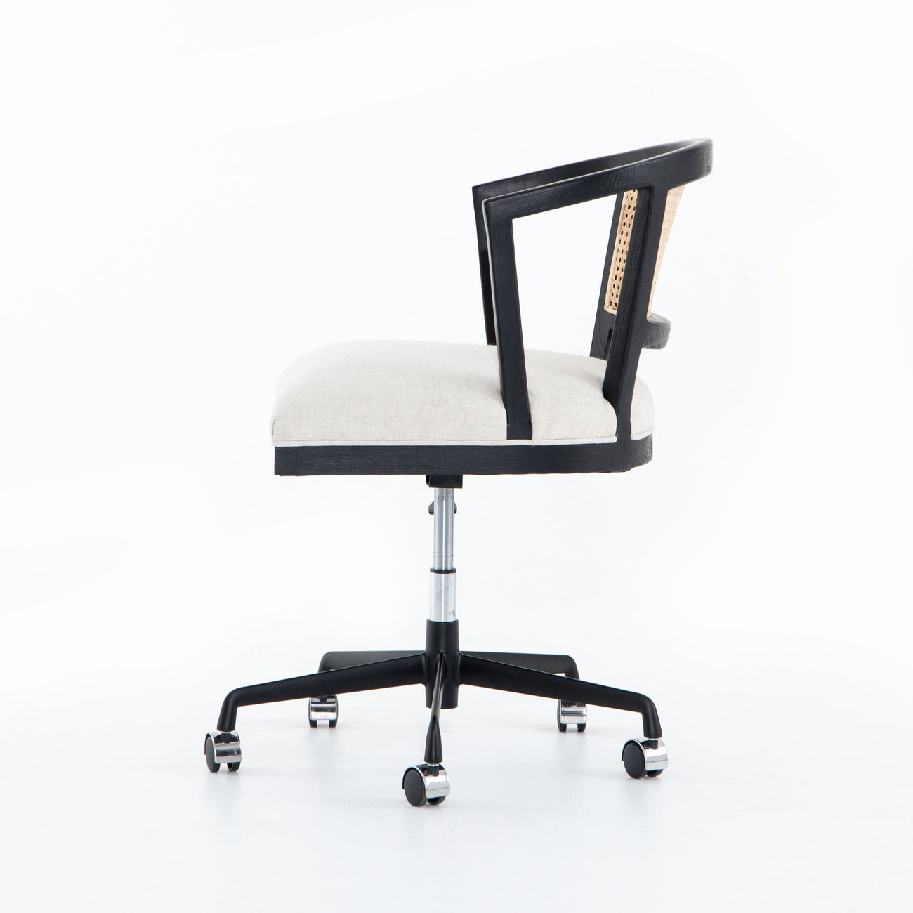 Alexa Desk Chair-Four Hands-FH-101047-006-Task ChairsBrushed Ebony-5-France and Son