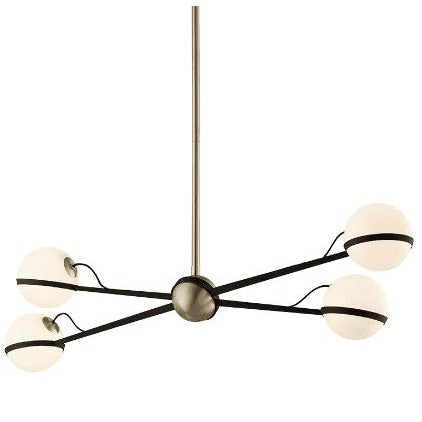 Ace Chandelier-Troy Lighting-TROY-F5307-TBZ/BBA-ChandeliersTextured Bronze Brushed Brass-4 Light-2-France and Son