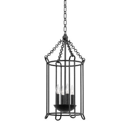 Lassen Lantern-Troy Lighting-TROY-F4614-BI-Outdoor Post LanternsBlack Iron-4 Light-1-France and Son