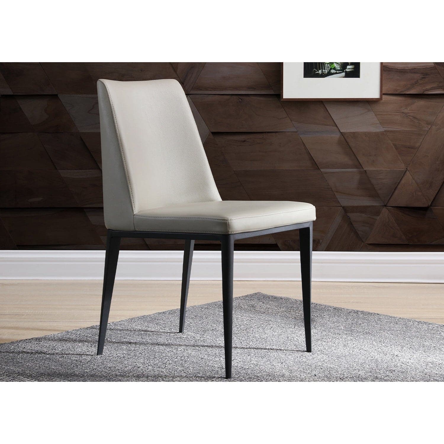 Carrie Dining Chair-Whiteline Modern Living-WHITELINE-DC1478P-LGRY-Dining ChairsLight Grey-4-France and Son