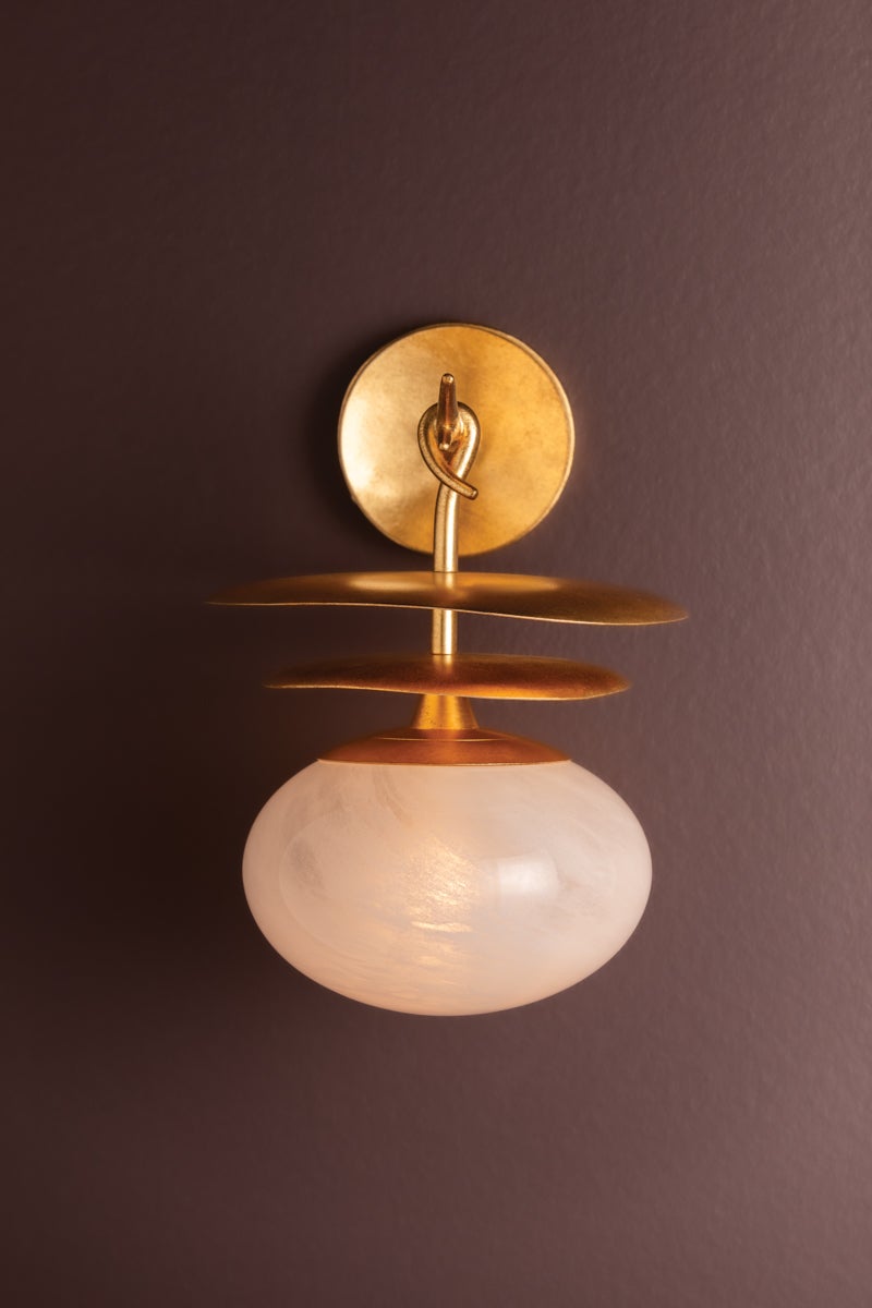 Ceylon Wall Sconce - Vintage Gold Leaf