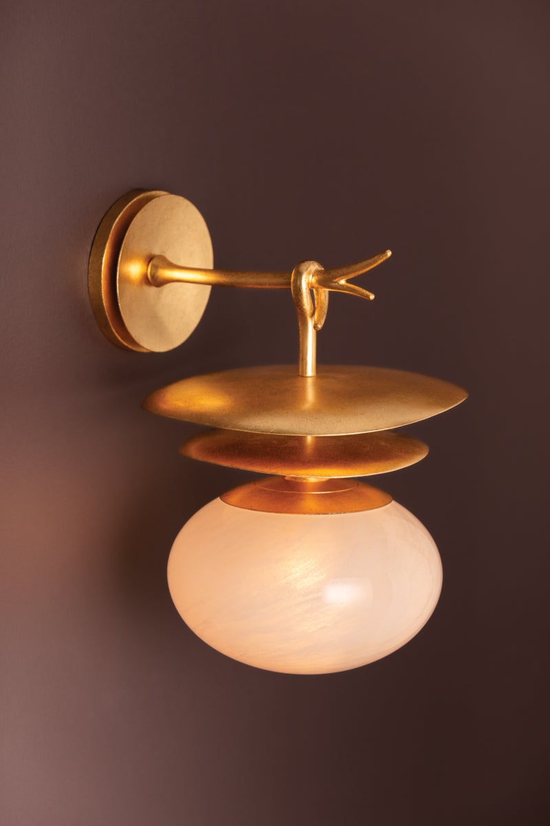 Ceylon Wall Sconce - Vintage Gold Leaf