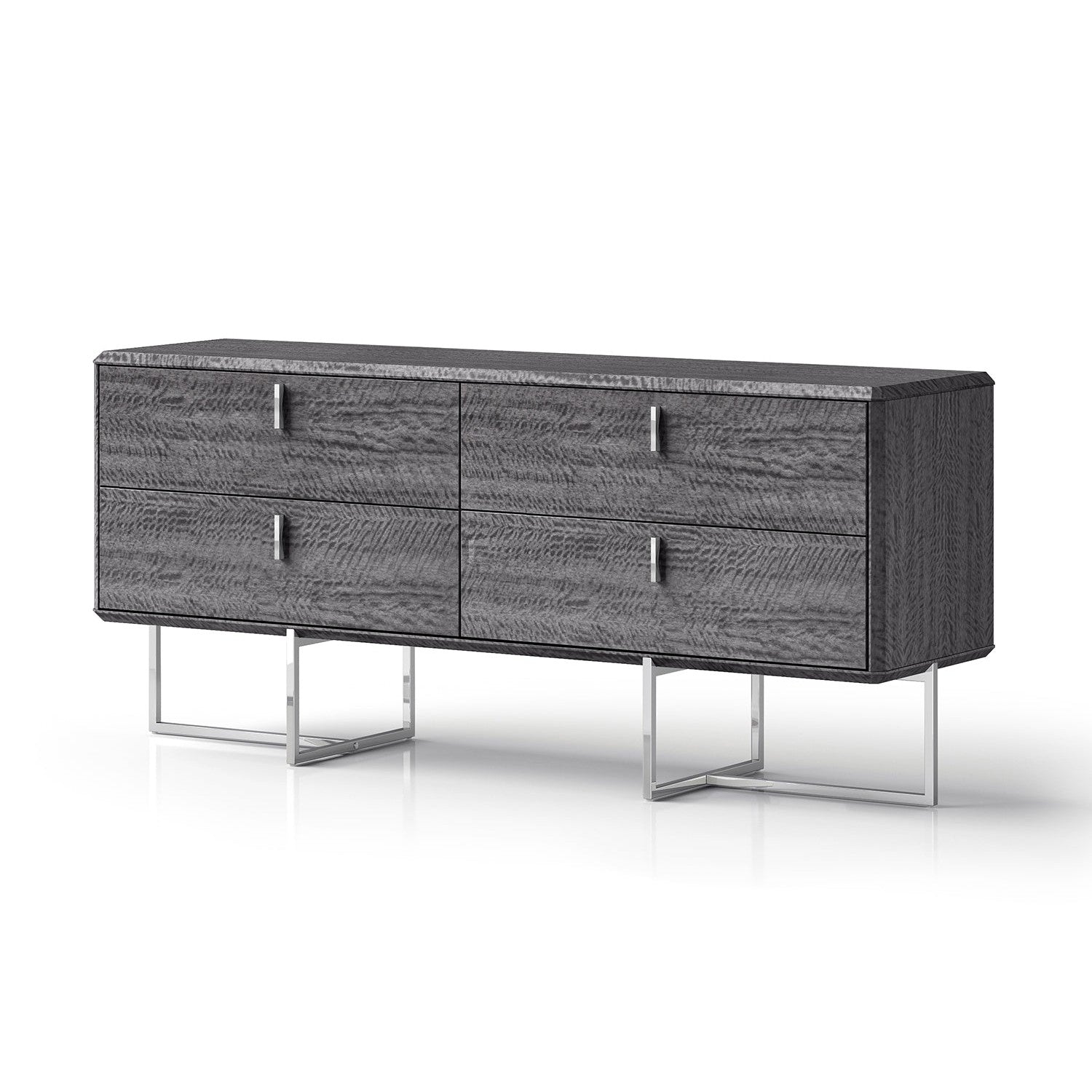 Chloe Dresser-Whiteline Modern Living-WHITELINE-DR1888-GRY-Dressers-2-France and Son