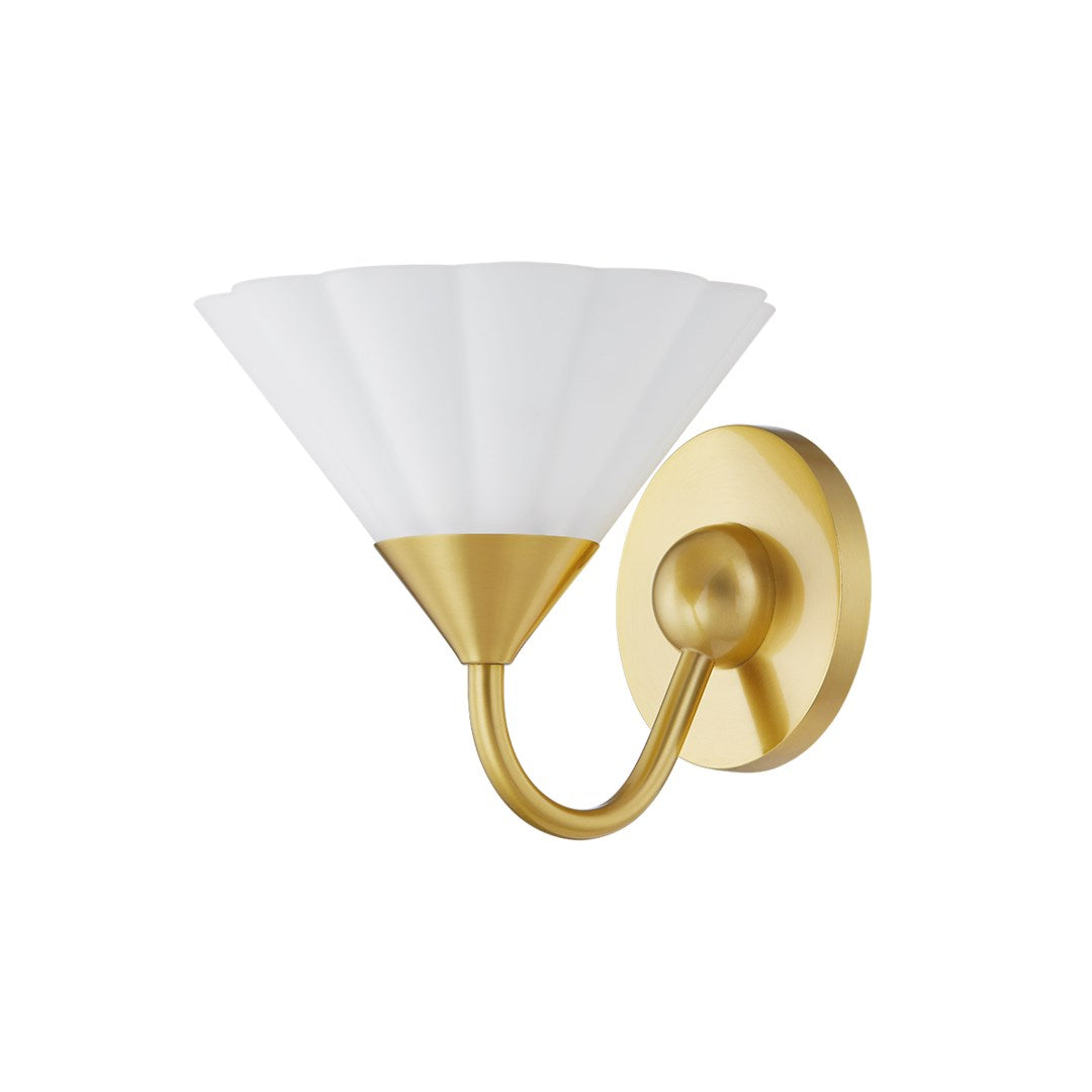 Kelsey 1 Light Wall Sconce-Mitzi-HVL-H817101-AGB-Outdoor Wall SconcesAged Brass-1-France and Son