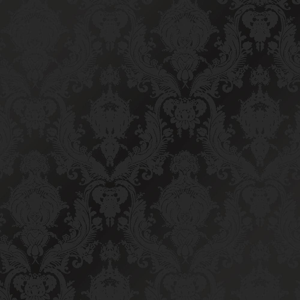 Damsel Peel And Stick Wallpaper-Tempaper & Co.-Tempaper-DAF10681-Wall PaperBlack Velvet-13-France and Son