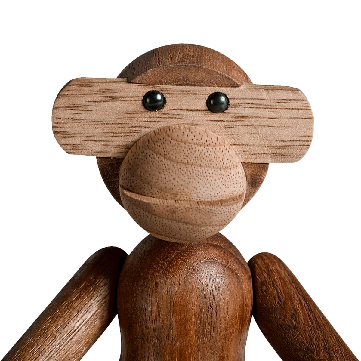 Mid Century Teak Monkey Figurine