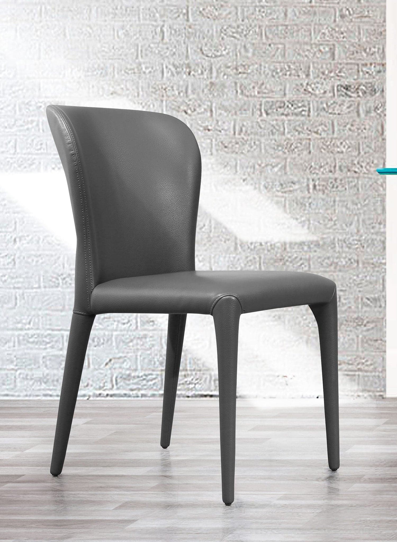 Hazel Dining Chair-Whiteline Modern Living-WHITELINE-DC1455-GRY-Dining ChairsGray-2-France and Son