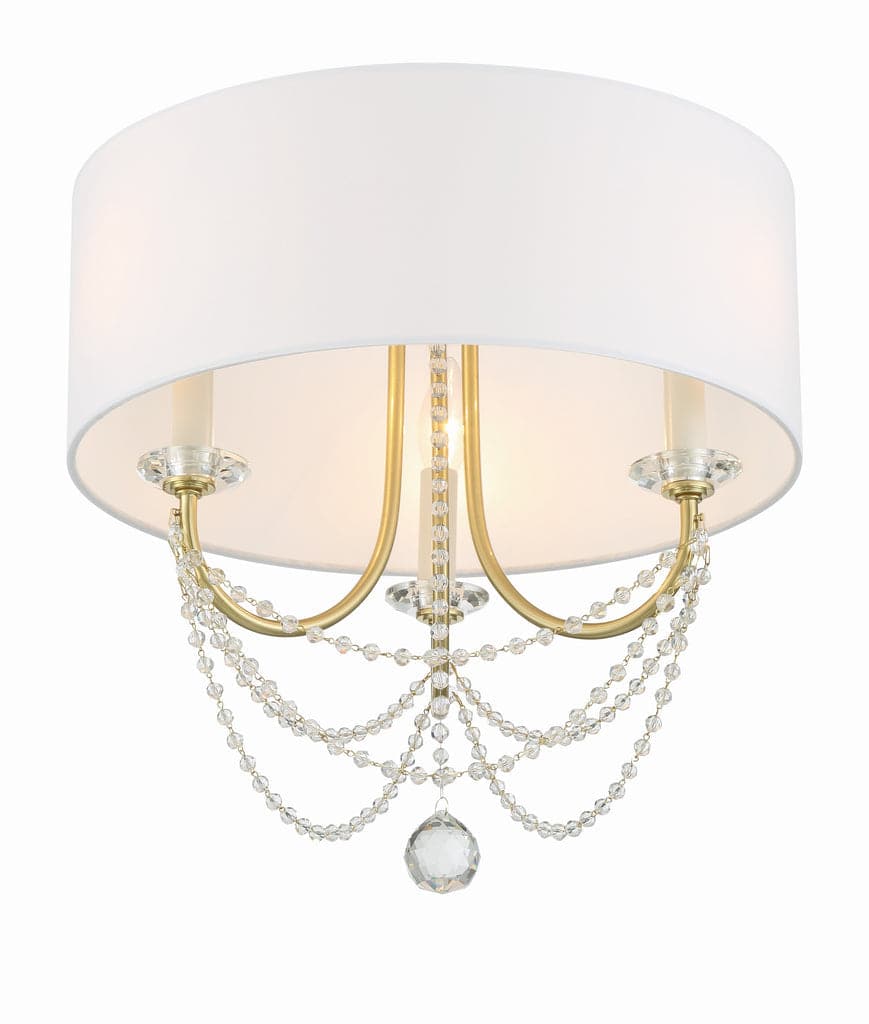 Delilah 3 Light Ceiling Mount-Crystorama Lighting Company-CRYSTO-DEL-90803-AG_CEILING-Flush MountsAged Brass-5-France and Son