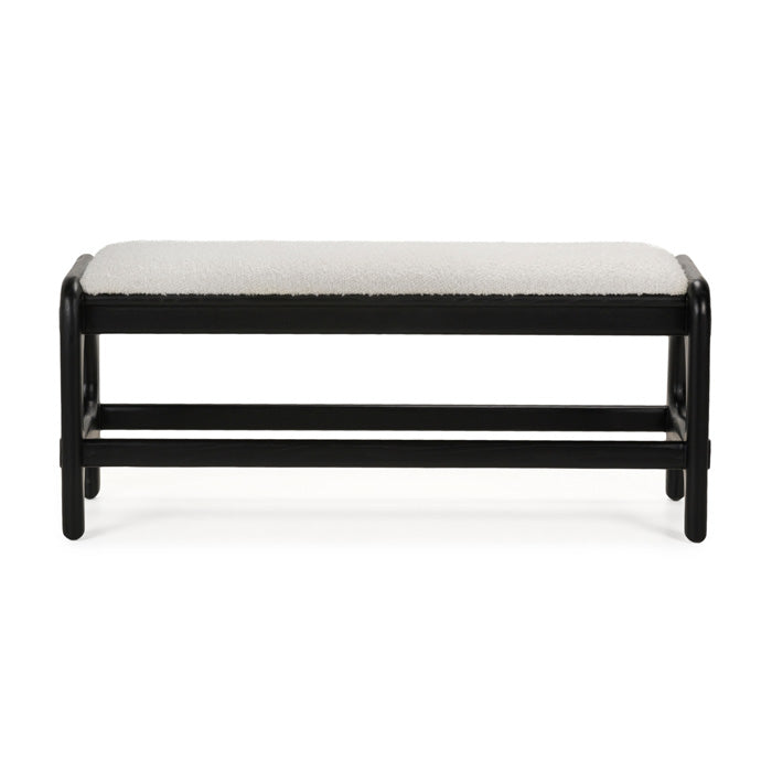 Luna Bench – Charcoal-Union Home Furniture-UNION-DIN00287-Benches-2-France and Son