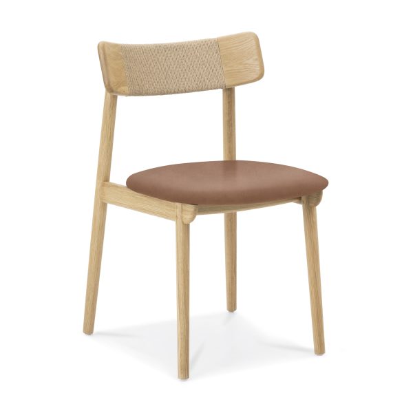 Converse Dining Chair-Union Home Furniture-UNION-DIN00325-Dining ChairsNatural-1-France and Son