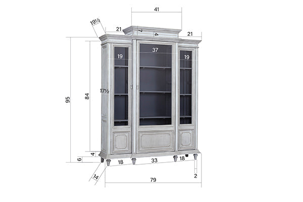 Zabini cabinet-Dovetail-DOVE-DOV9714-Bookcases & Cabinets-3-France and Son