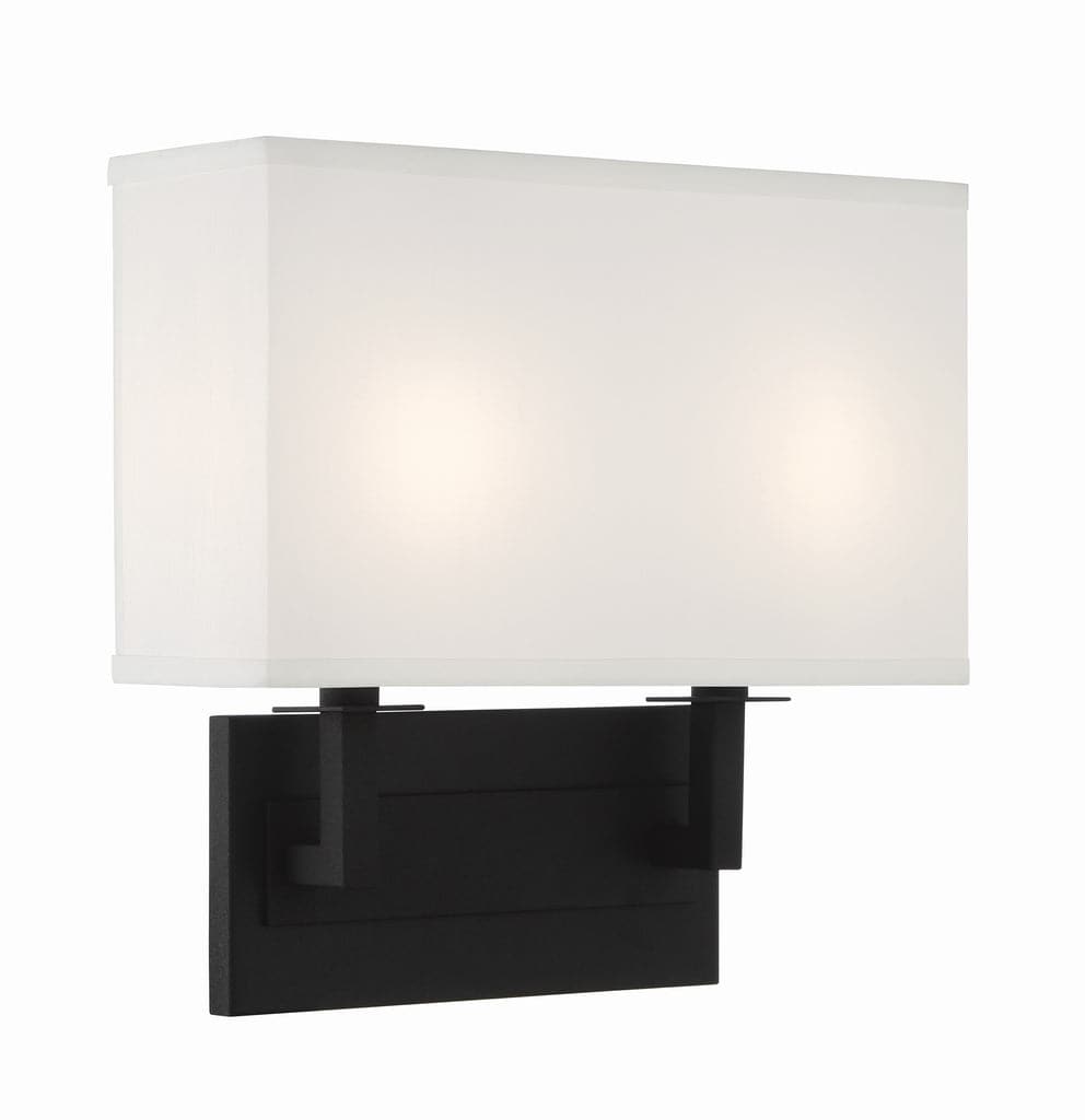 Durham 2 Light Wall Mount-Crystorama Lighting Company-CRYSTO-DUR-A3542-PN-Wall LightingPolished Nickel-6-France and Son