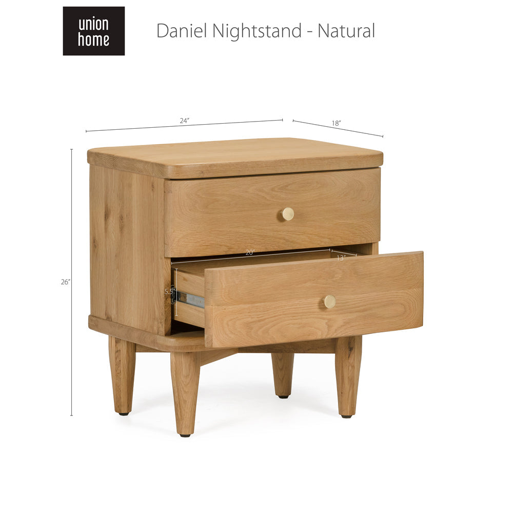 Daniel Nightstand-Union Home Furniture-UNION-BDM00135-NightstandsCharcoal-14-France and Son