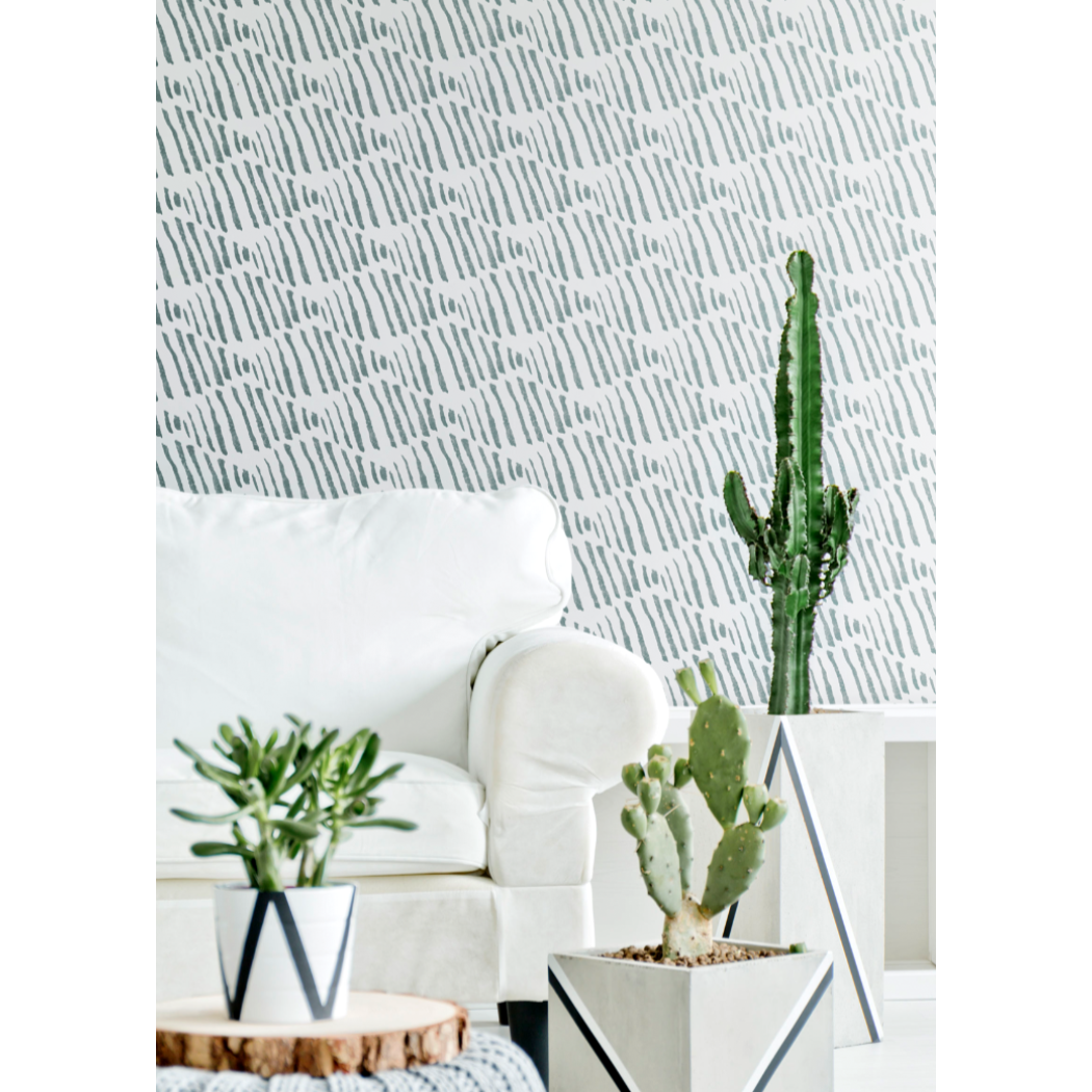 Diamond Back Juniper Wallpaper-Mitchell Black-MITCHB-WC384-2-PM-10-Wall DecorPatterns Diamond Back Juniper-Premium Matte Paper-2-France and Son