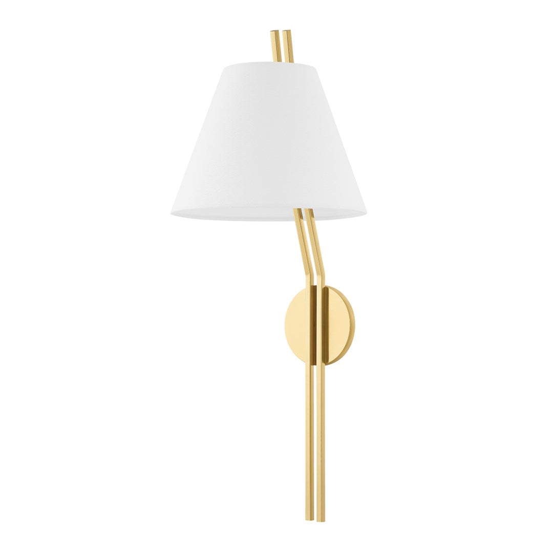 Shokan Wall Sconce-Hudson Valley-HVL-6511-AGB-Wall LightingAged Brass-1-France and Son