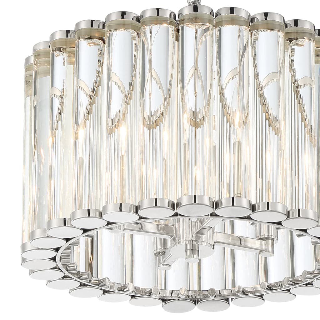 Libby Langdon For Crystorama Elliot 4 Light Pendant-Crystorama Lighting Company-CRYSTO-ELL-B3004-PN-Chandeliers-5-France and Son