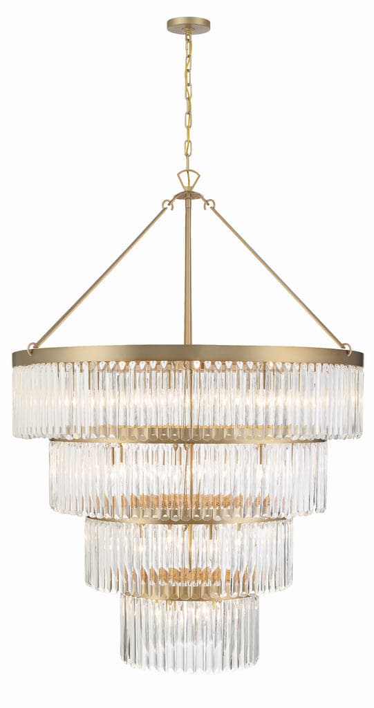 Emory 22 Light Chandelier-Crystorama Lighting Company-CRYSTO-EMO-5409-MG-ChandeliersModern Gold-3-France and Son