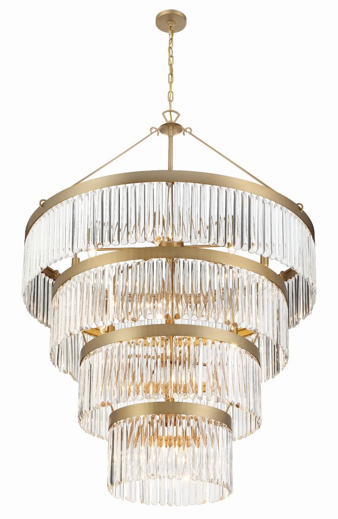 Emory 22 Light Chandelier-Crystorama Lighting Company-CRYSTO-EMO-5409-BF-ChandeliersBlack Forged-5-France and Son