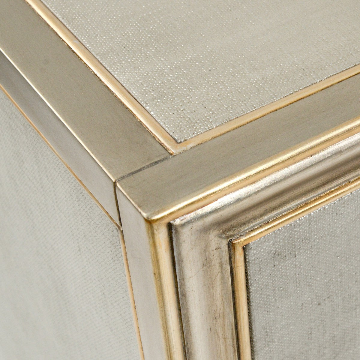 Luminous Three-Drawer Chest - Champagne