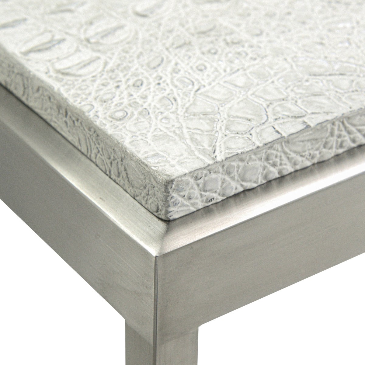 Silvered Kano Nesting Tables S/3 - Silver