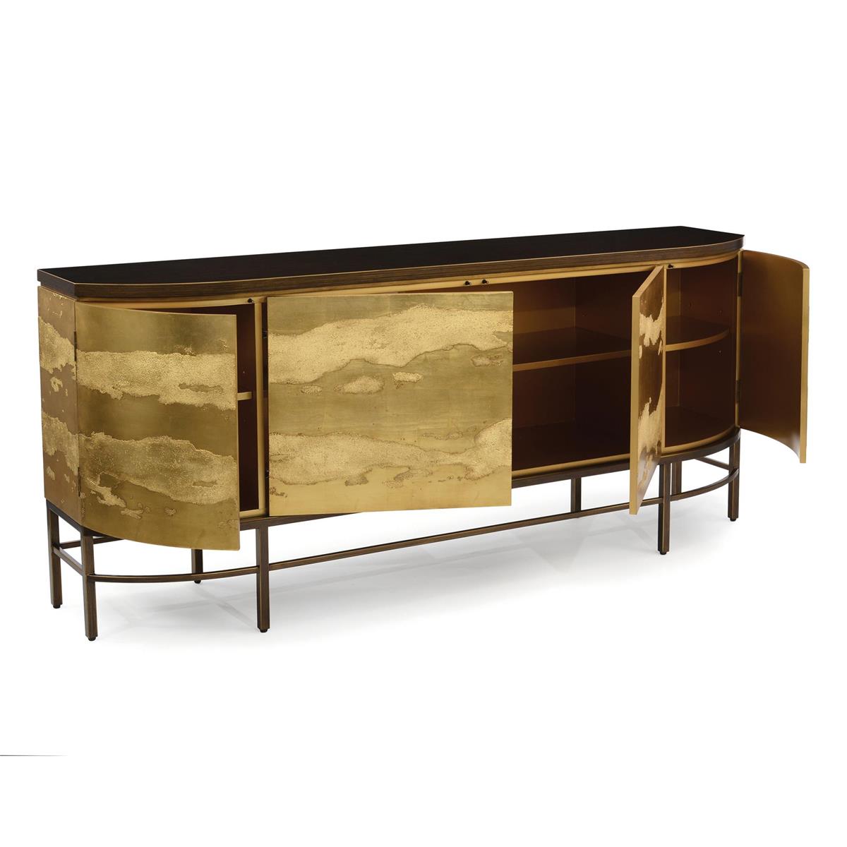 Rimini Sideboard - Brown,Gold